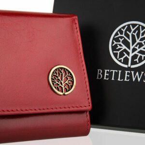 Portfel damski CLASSIC Betlewski BPD-BF-14 czerwony