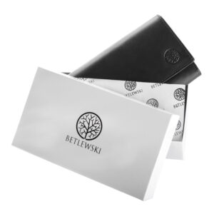 Portfel damski czarny Betlewski BPD-DZ-15