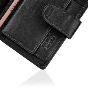 Czarny portfel męski Betlewski BPM-BH-64 CZARNY