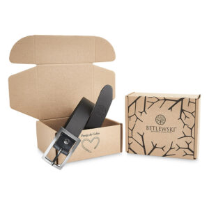 Pasek damski SILVA Betlewski czarny DW-DK-1