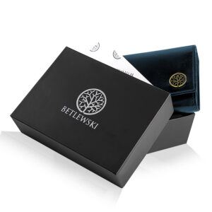 Portfel damski CLASSIC Betlewski BPD-BF-11 granatowy