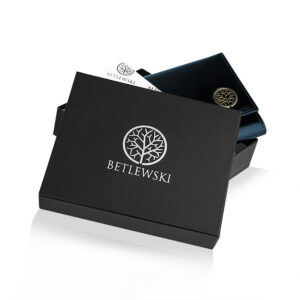 Portfel damski CLASSIC Betlewski BPD-BF-14 granatowy