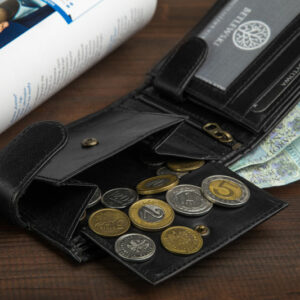 Portfel męski czarny CLASSIC Betlewski BF-60 CZARNY