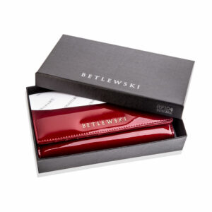 Portfel damski Betlewski ROYAL BPD-BS-100 CZERWONY