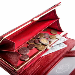 Portfel damski Betlewski ROYAL BPD-BS-100 CZERWONY