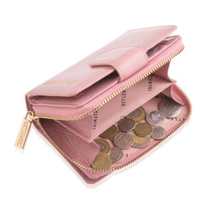 Portfel damski różowy Betlewski BPD-OL-937