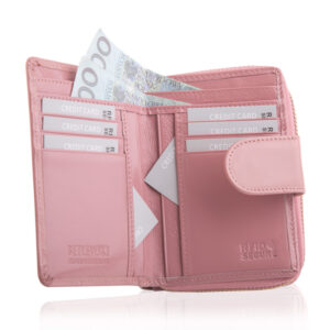 Portfel damski różowy Betlewski BPD-OL-937