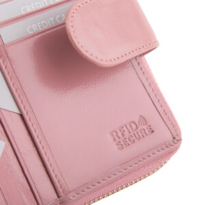 Portfel damski różowy Betlewski BPD-OL-937