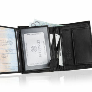 Portfel męski Optimal Betlewski wnętrze