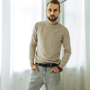 skórzany pasek męski elite