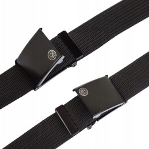 Zestaw Pasków Parcianych Betlewski - Pasek Parciany Czarny i Multikolor