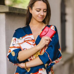 Portfel damski BPD-DZ-357 CZERWONY