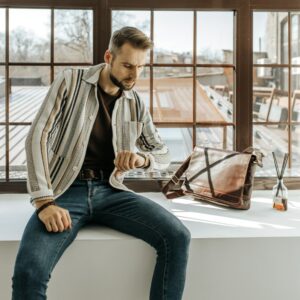 torba męska vintage