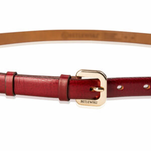 Pasek skórzany LIC20-3-ZL CZERWONY