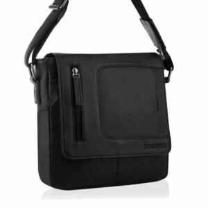 TORBA MĘSKA ZE SKÓRY NATURALNEJ TBS-300 DDDM CZARNY