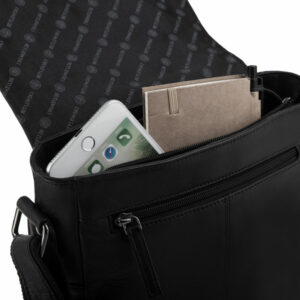 TORBA MĘSKA ZE SKÓRY NATURALNEJ TBS-300 DDDM CZARNY