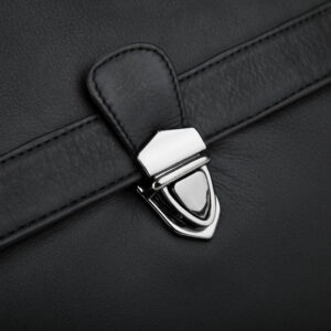 AKTÓWKA SKÓRZANA TBS-305 DDDM CZARNY