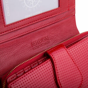 Portfel damski DOTTY czerwony Betlewski BPD-DT-513