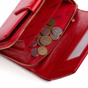 Portfel damski DOTTY czerwony Betlewski BPD-DT-513