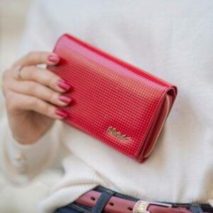 Portfel damski DOTTY czerwony Betlewski BPD-DT-513