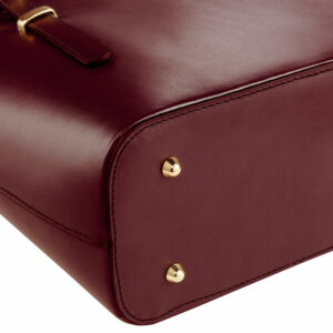 Skórzana torba damska BVP-109 bordowa