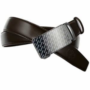 Brązowy pasek męski automat do spodni do garnitur Betlewski C30-LO BRĄZ