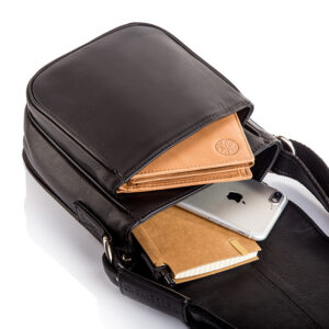 listonoszka damska oxford czarny