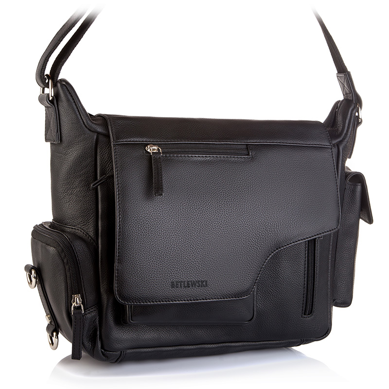 torba męska oxford czarny