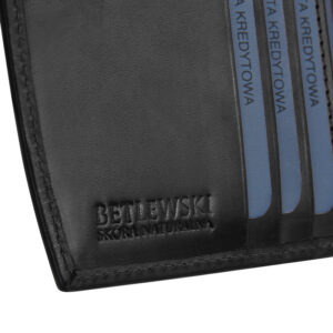 Portfel damski czarny Betlewski BPD-NVTC-319