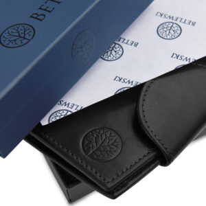 Portfel damski czarny Betlewski BPD-NVTC-319