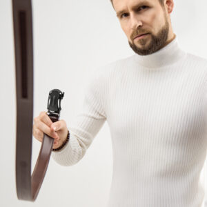 skórzany pasek męski elite