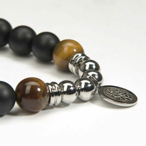 Bransoletka Faith - onyks i tygrysie oko