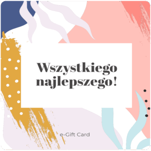 E-karta podarunkowa "Wszystkiego najlepszego!"