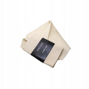 Biała bawełniana ściereczka do czyszczenia galanterii Coccine