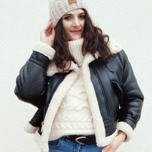 zimowa czapka damska winter z pomponami