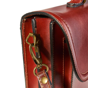 Skórzana aktówka męska CLASSY Betlewski TBA-325 COGNAC