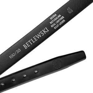 Pasek skórzany BOMBATO Betlewski LIC35-0-B