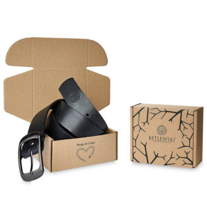 Skórzany pasek damski CLAUDI Betlewski LIC40-D4-CZ