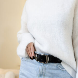 skórzany pasek damski claudia