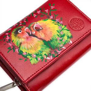 Personalizowany portfel damski ręcznie malowany