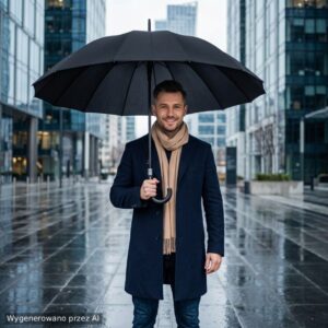 duży parasol półautomatyczny splash