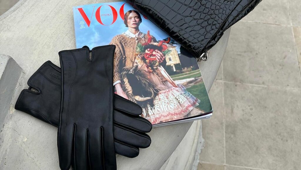 gld bg 2 skórzane rękawiczki damskie