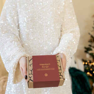 banderola na pudełko do paska usługa pakowania na prezent