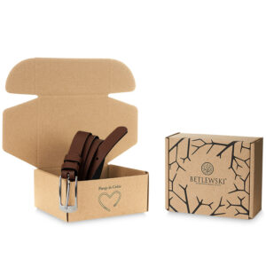 skórzany pasek damski chic