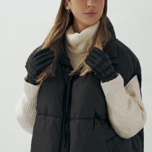 ocieplane damskie rękawiczki velvet