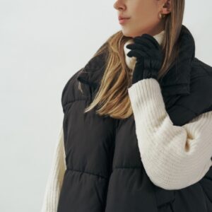 ocieplane damskie rękawiczki velvet