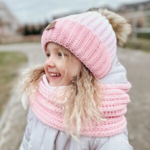 zimowy komplet dla dzieci winter