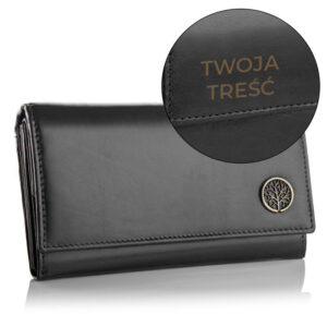 portfel damski z grawerem classic