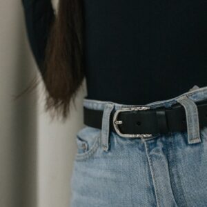 damski skórzany pasek daisy