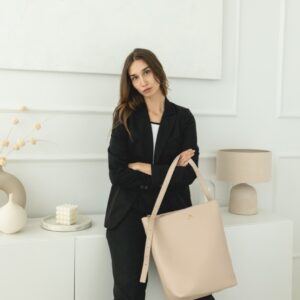 duża tote bag z ekoskóry miley